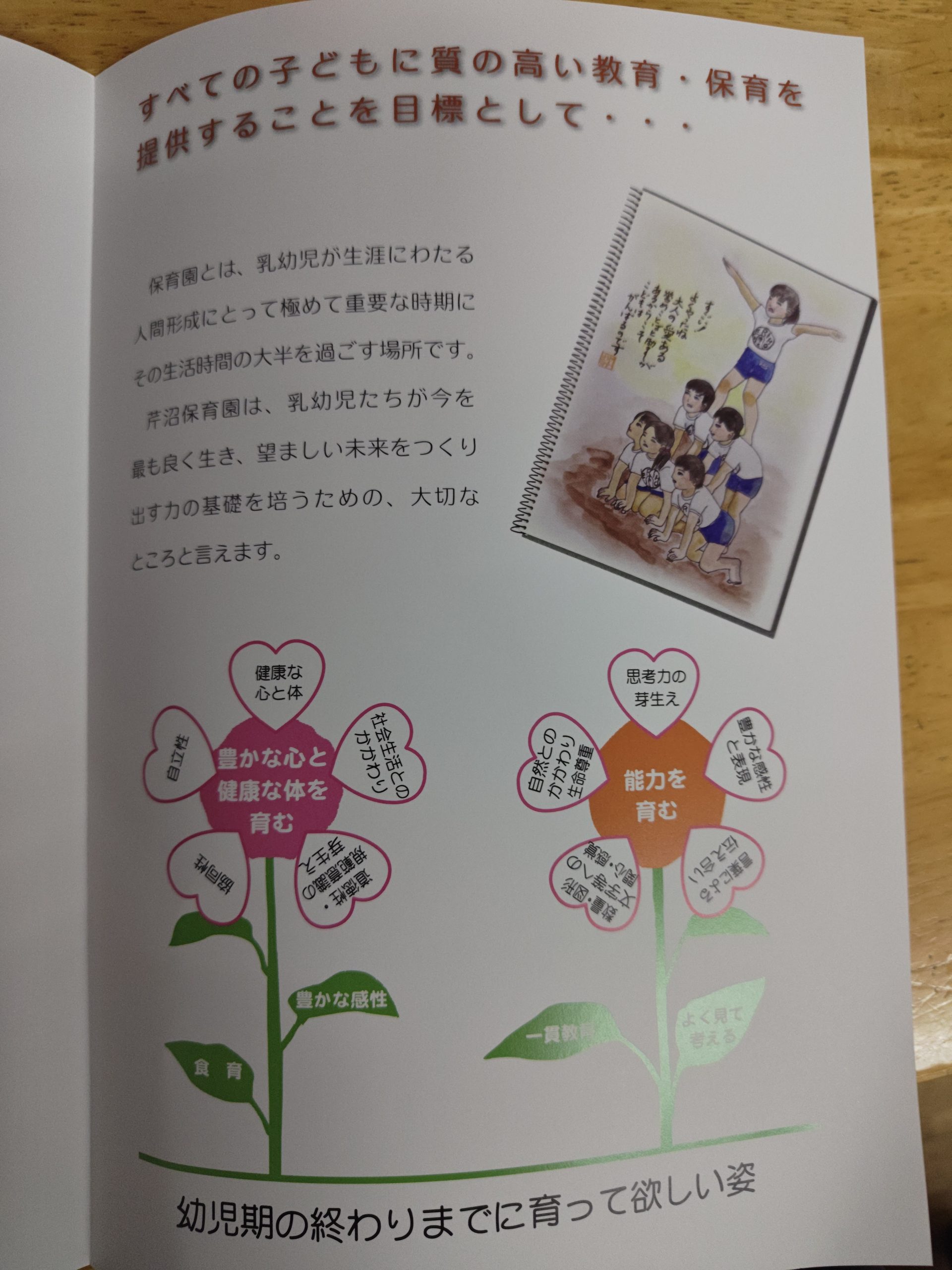 幼児期の終わりまでに育ってほしい姿