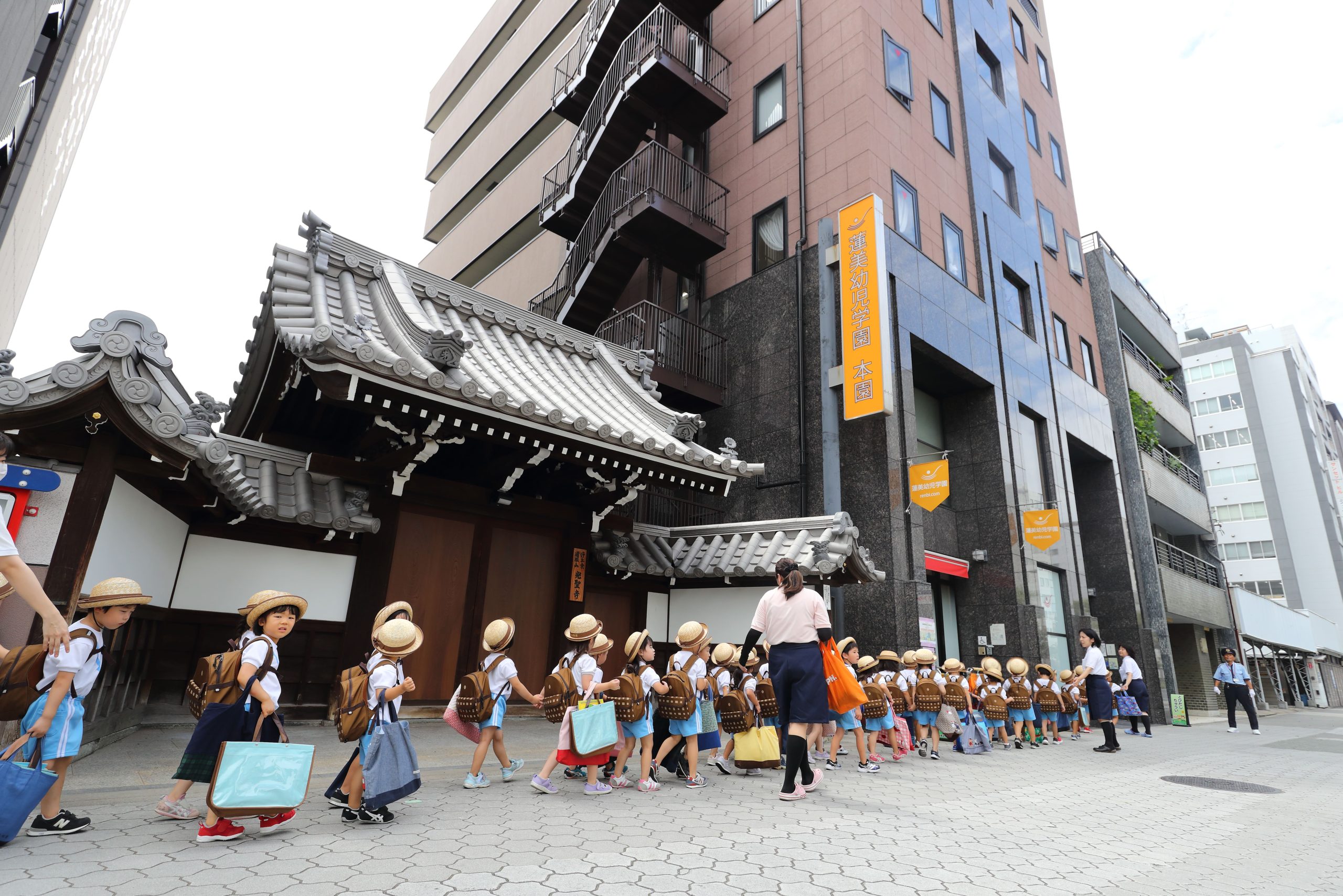 蓮美幼児学園本園の外観
